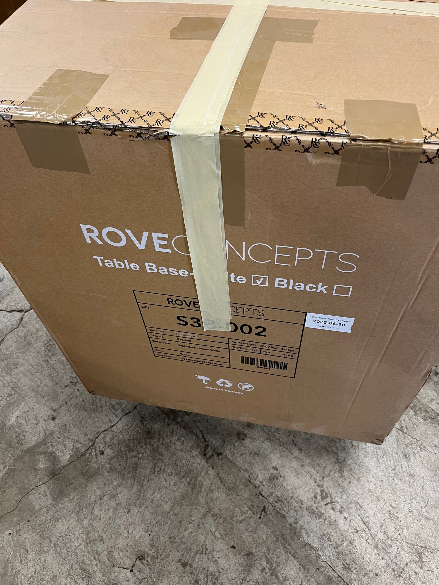 Rove Concepts Tulip Table Round - Carrara