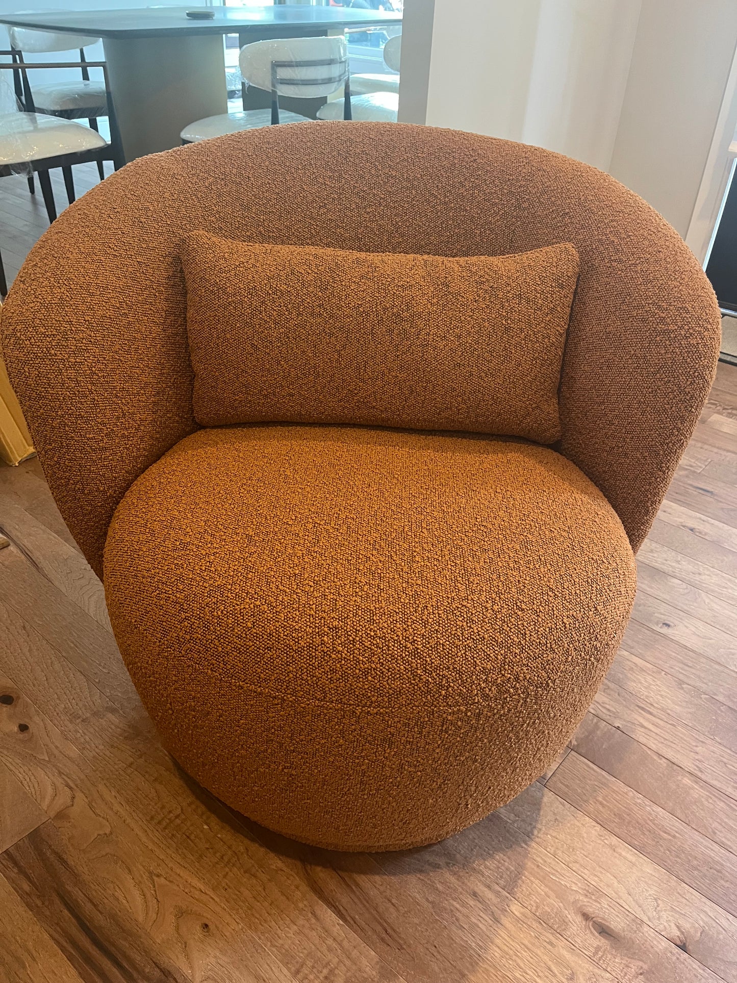 Castlery Avery Performance Boucle Swivel Armchairs (Set of Two)