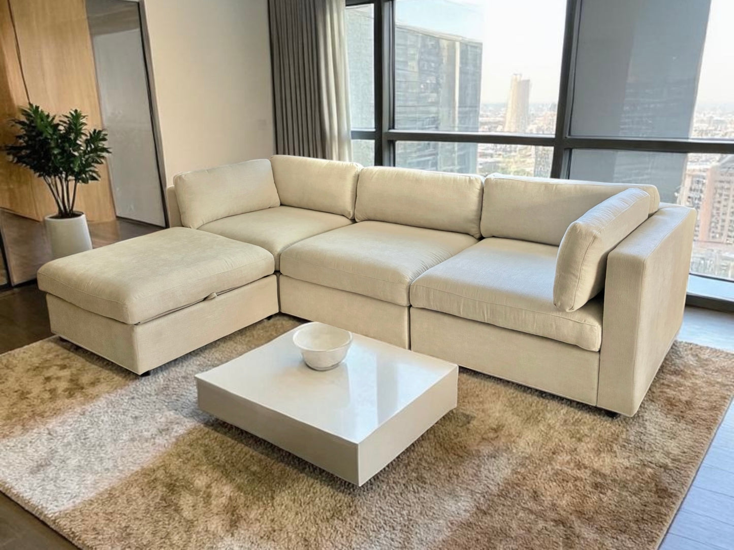 Bella Four Piece Sectional Couch