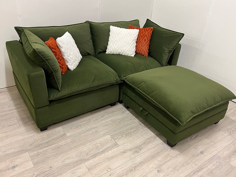 Three Piece Cloud-Style Sectional