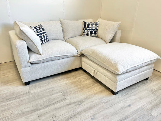 Three Piece Cloud-Style Sectional
