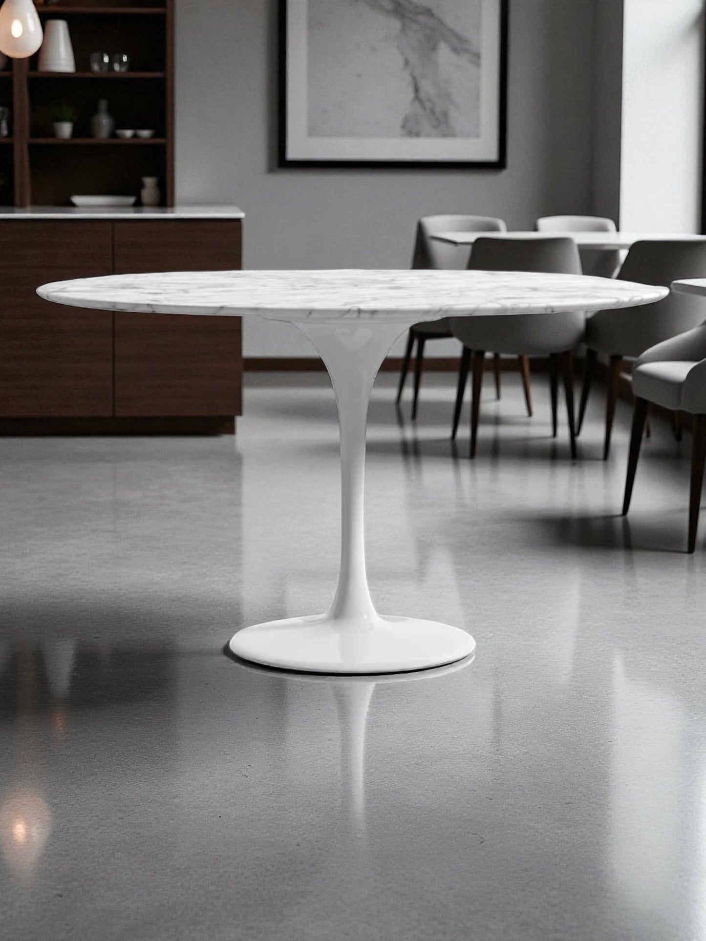 Rove Concepts Tulip Table Round - Carrara
