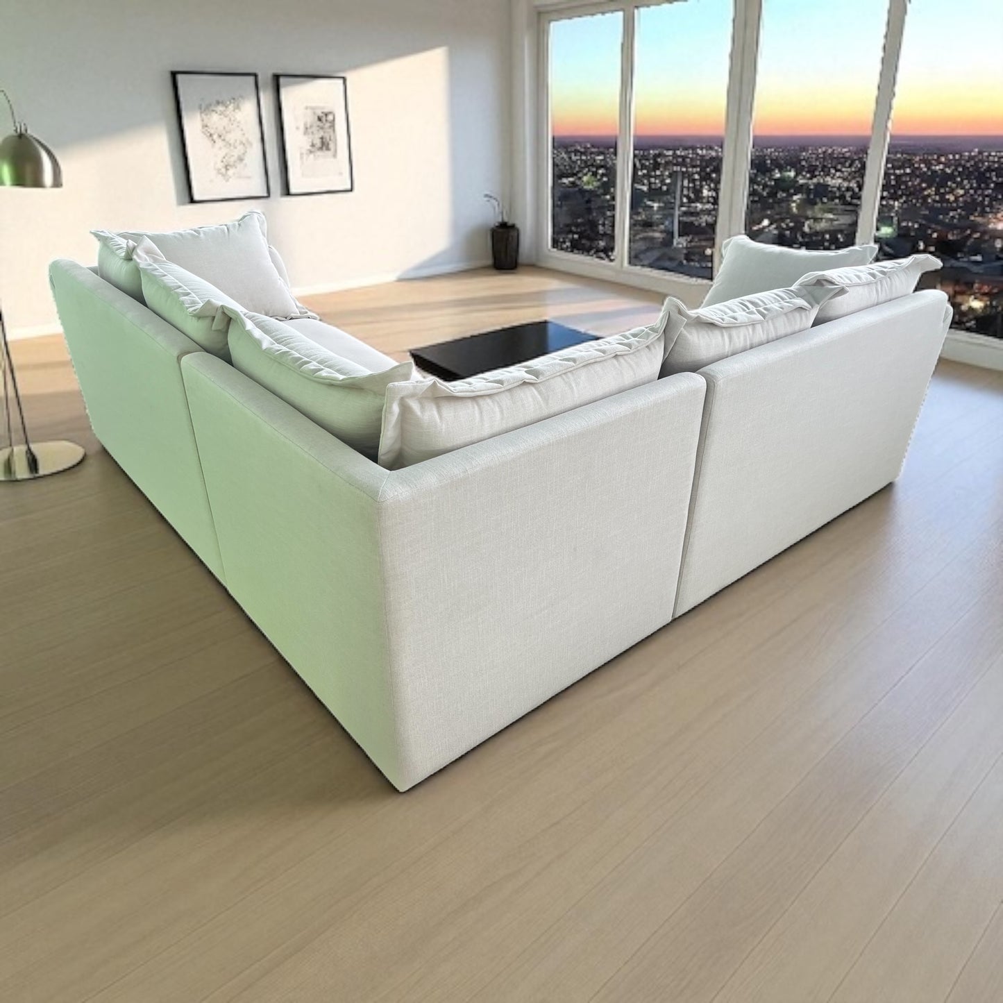 Interior Define Skylar Corner Sectional Couch