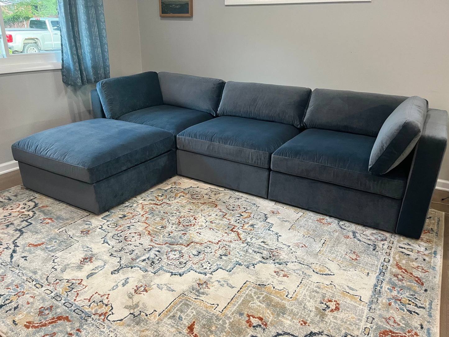 Bellamia Collections Bella Four Piece Sectional Couch