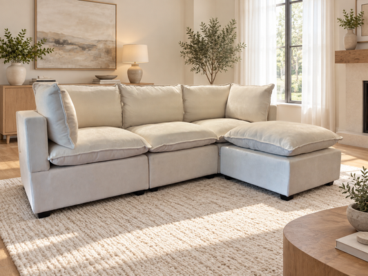 Bellamia Moda 3 Seat Sofa + Ottoman