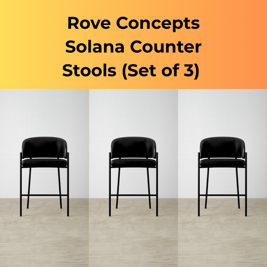 Rove Concepts Solana Counter Stools (Set of 3)