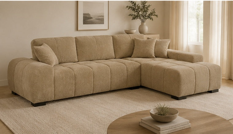 Octavia Upholstered Sectional Chaise Sofa