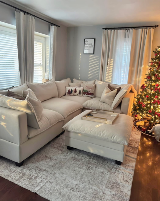 Five Piece Cloud-Style Sectional